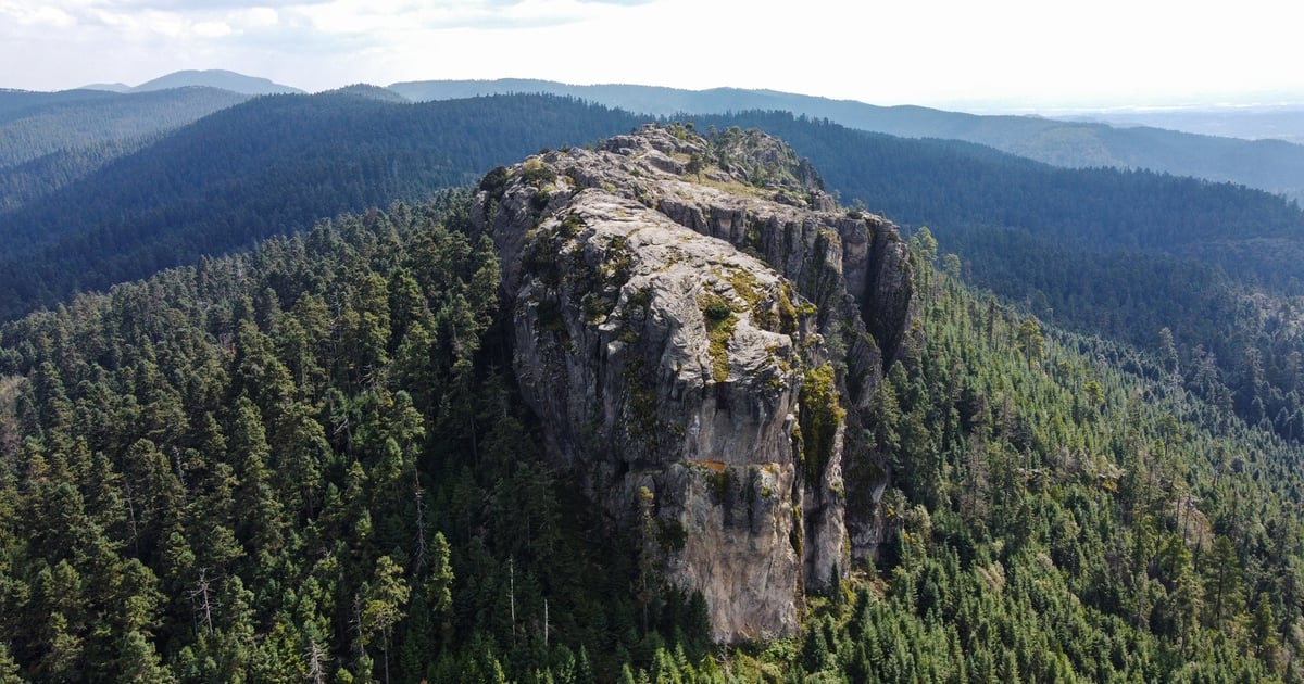 Vista del Cerro de la Bufa en Villa del Carbón